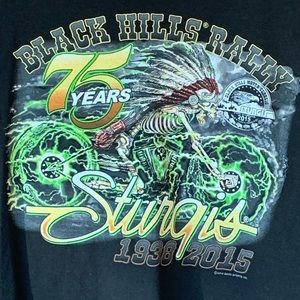 COPY - NWOT STURGIS Motorcycling Rally 75th.Biker…